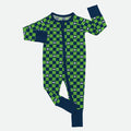 Checkered Seahawk - Zippy Romper - PREORDER